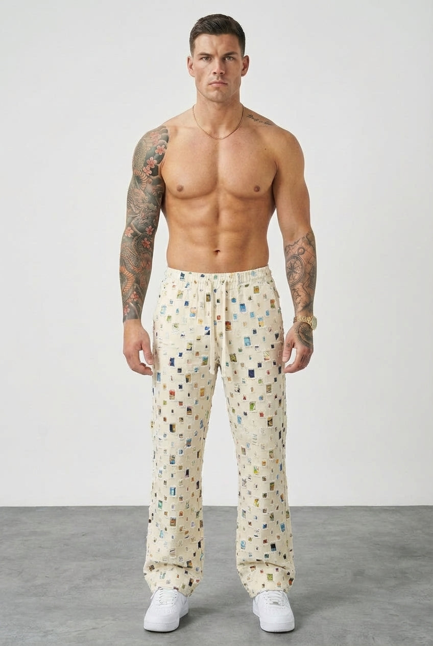 Mosaic Straight Fit Pants